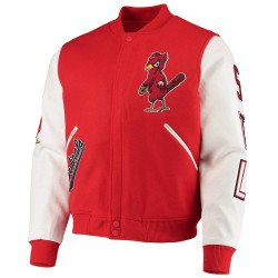 Men's Franchise Club Black Louisville Cardinals Stout Twill Full-Snap Jacket