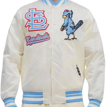 St Louis Cardinals Retro Cream Jacket