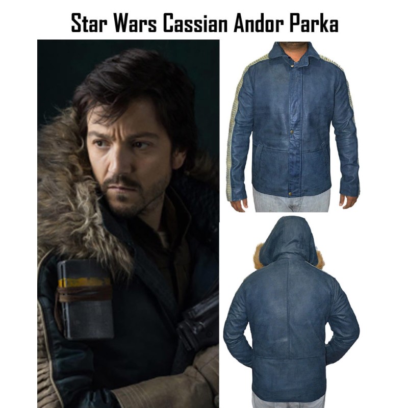 Star Wars Rogue One Captain Cassian Andor Parka Hoodie Star Wars Rogue One Captain Cassian Andor Parka Hoodie