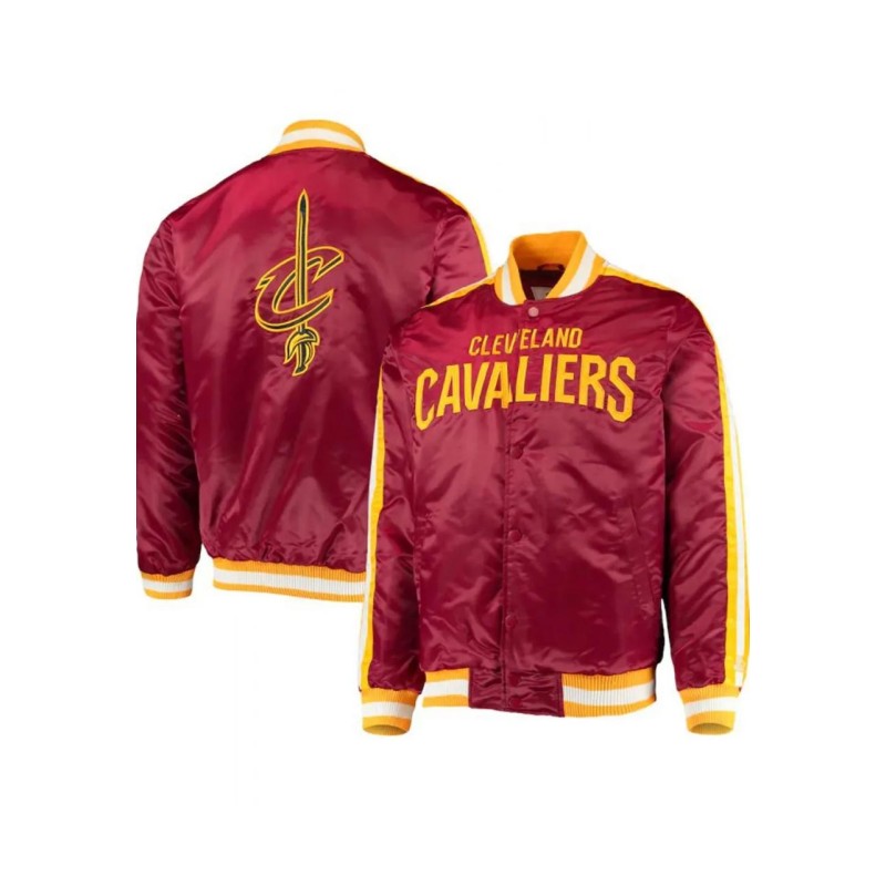 Starter Cleveland Cavaliers Maroon Jacket Starter Cleveland Cavaliers Maroon Jacket