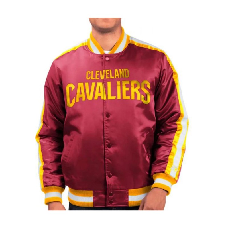 Starter Cleveland Cavaliers Maroon Jacket Starter Cleveland Cavaliers Maroon Jacket