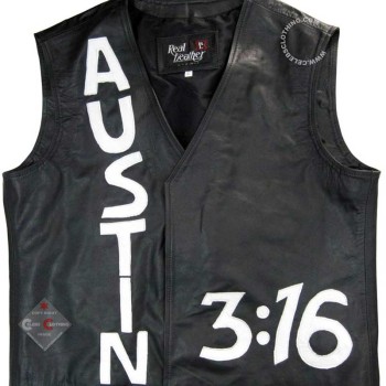 Stone Cold Steve Austin Leather Vest