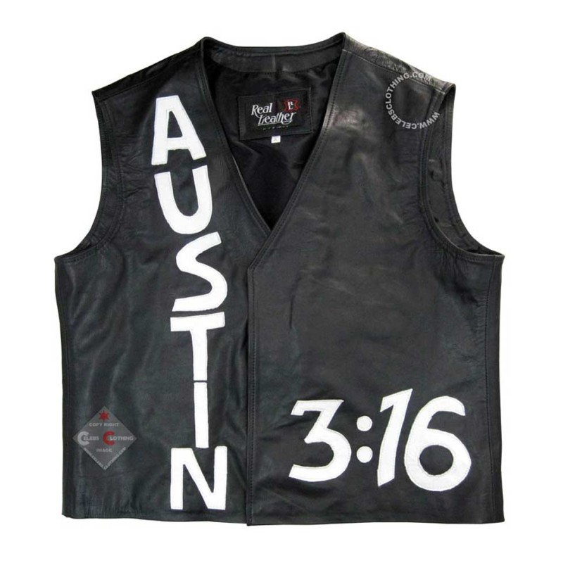 Stone Cold Steve Austin Leather Vest
