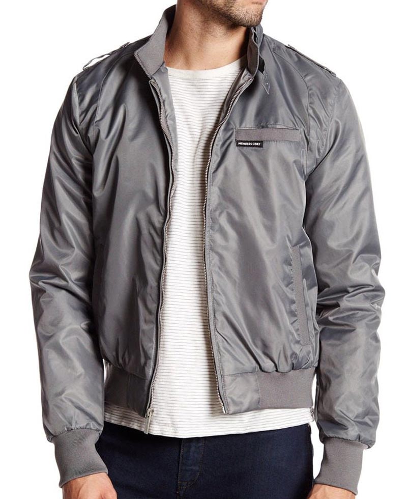 Stranger Things Grey Bomber Steve Harrington Jacket -