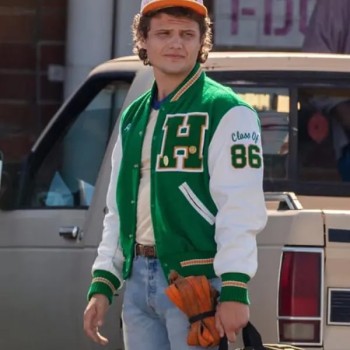 Stranger Things S04 Eddie Munson Green Jacket
