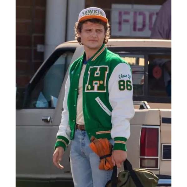 Stranger Things S04 Eddie Munson Green Jacket Stranger Things S04 Eddie Munson Green Jacket
