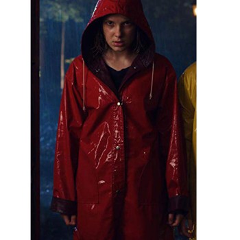 Millie Bobby Brown Stranger Things Red Hoodie