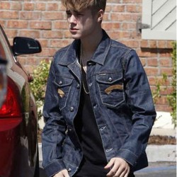 Justin Bieber Street Wear Blue Jacket