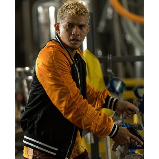 Stuber Iko Uwais Yellow and Black Jacket