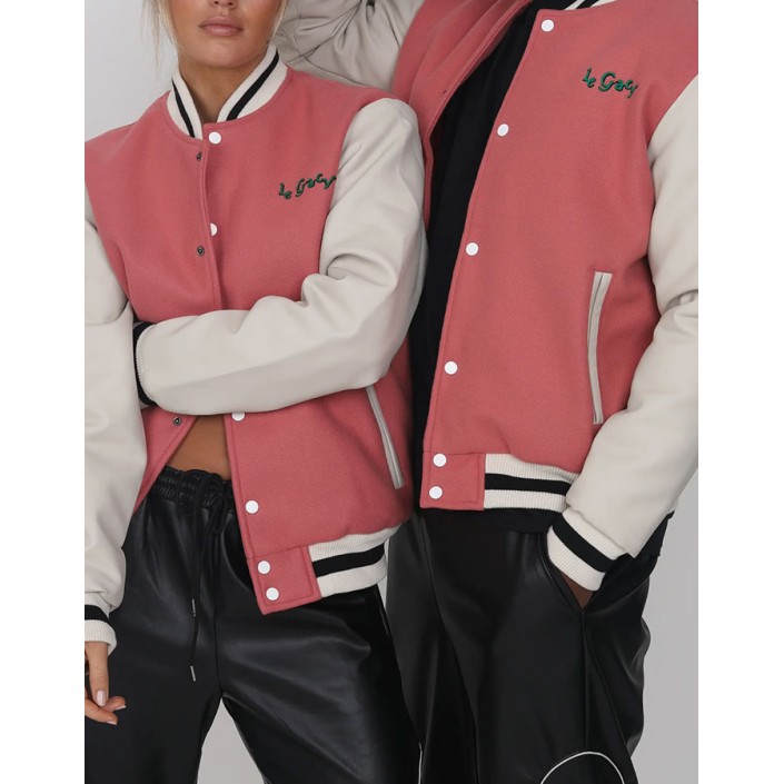 Studios Print Varsity Jacket Studios Print Varsity Jacket