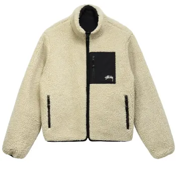 Stussy 8 Ball Sherpa Fleece Jacket