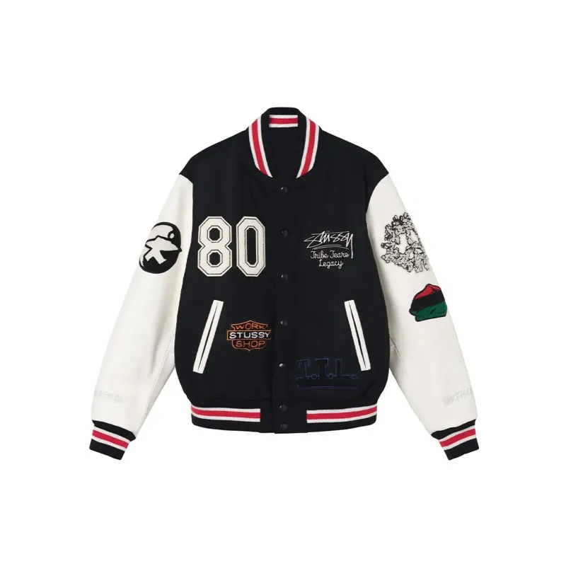 Stussy X Denim Tears Varsity Jacket - Films Jackets