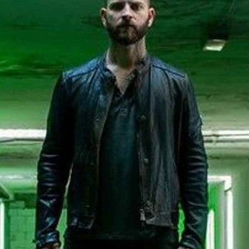 Alessandro Borghi Suburra S03 Brown Leather Jacket