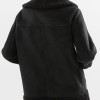 Nora Antony Upload Black Suede Jacket
