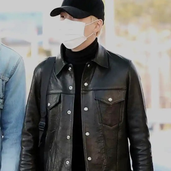 Jungkook Leather Jacket