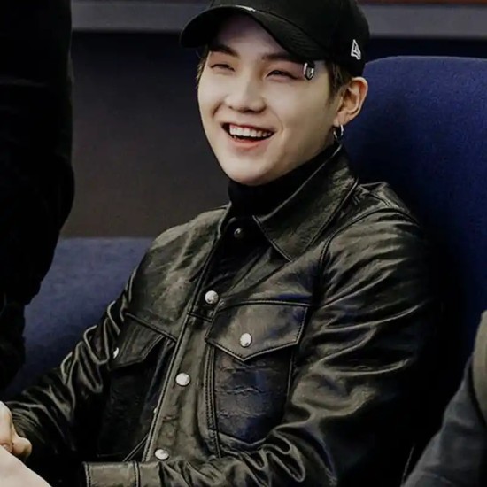 Suga Yoongi Leather Jacket