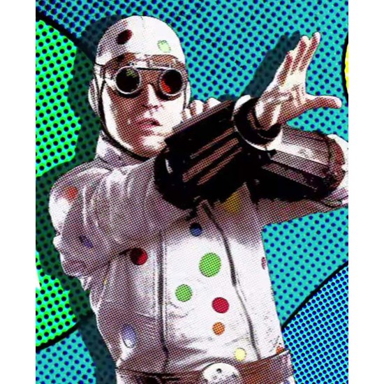 David Dastmalchian The Suicide Squad White Leather Jacket