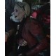 Harley Quinn Kill The Justice League Cropped Maroon Jacket