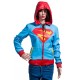 Supergirl Leather Jacket Hoodie