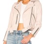Elizabeth Tulloch Superman & Lois Motorcycle Leather Jacket