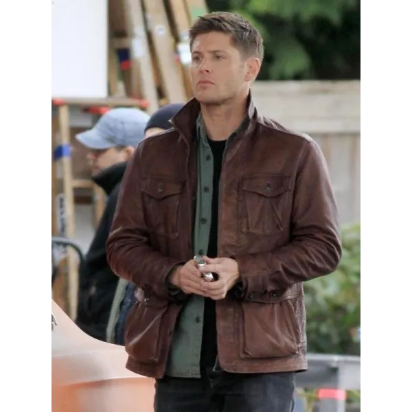 Supernatural S7 Dean Winchester Leather Jacket Supernatural S7 Dean Winchester Leather Jacket