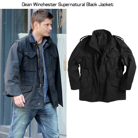 Dean Winchester Supernatural Black Jacket