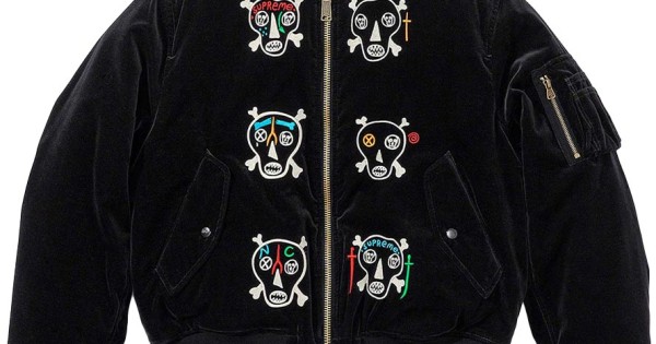 MA-1 Supreme Clayton Patterson Skulls Jacket - Jackets Masters
