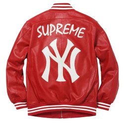 Supreme New York Yankees Red Jacket
