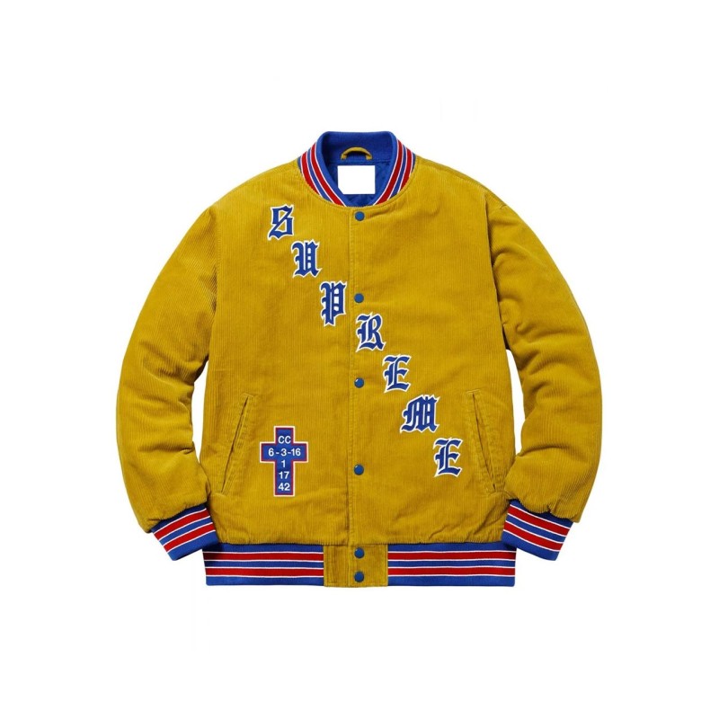 Supreme Old English Golden Corduroy Jacket Supreme Old English Golden Corduroy Jacket