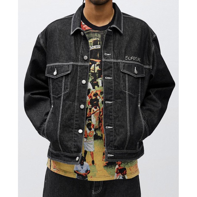 Smurfs Trucker Denim Jacket Smurfs Trucker Denim Jacket