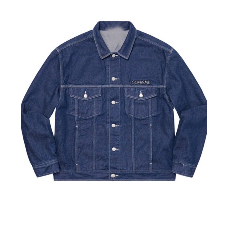 Smurfs Trucker Denim Jacket Smurfs Trucker Denim Jacket
