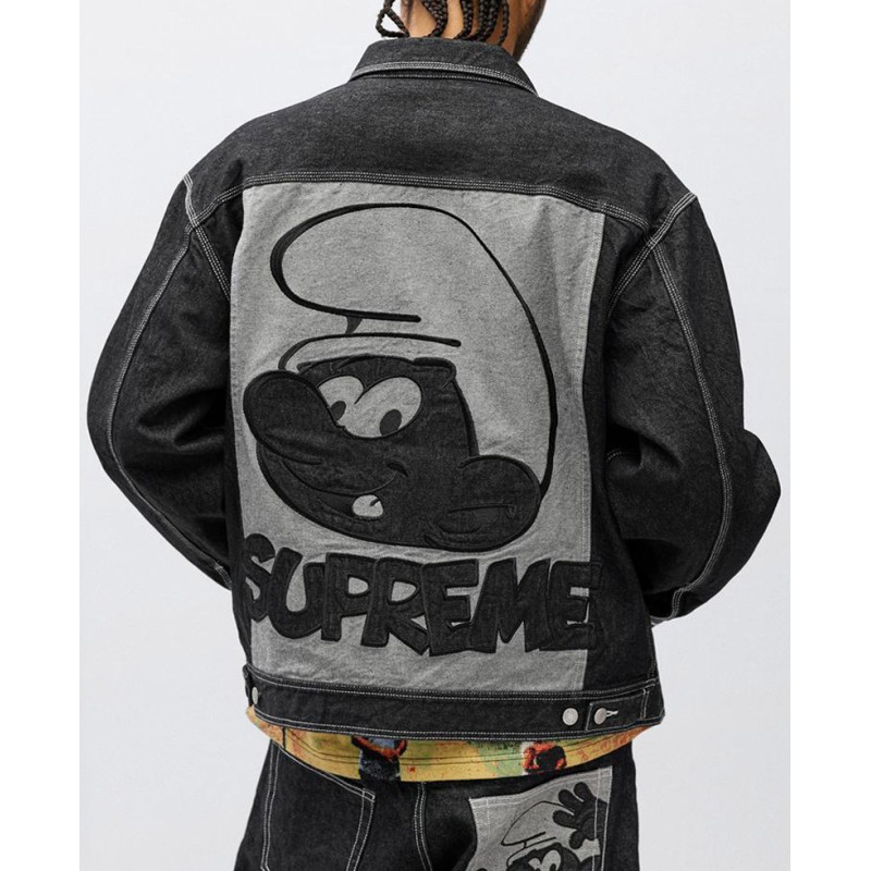 Smurfs Trucker Denim Jacket Smurfs Trucker Denim Jacket