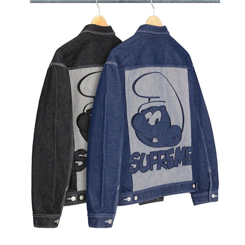 Smurfs Trucker Denim Jacket Smurfs Trucker Denim Jacket