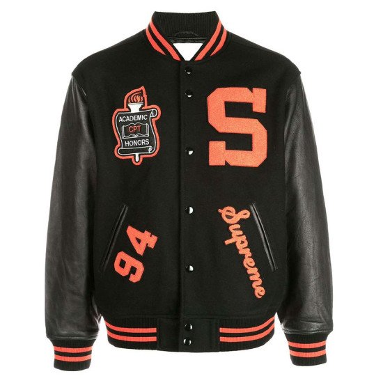 Supreme Team S Letterman Jacket