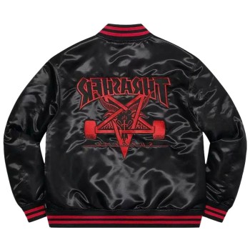 Supreme Thrasher Black Bomber Jacket