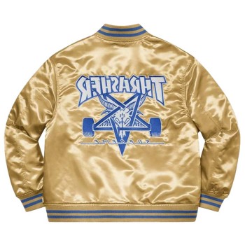 Supreme Thrasher Golden Bomber Jacket