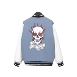 Swagger Skull Varsity Jacket