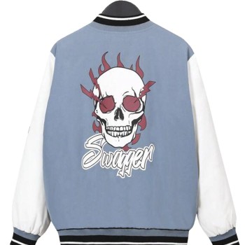 Swagger Skull Varsity Jacket
