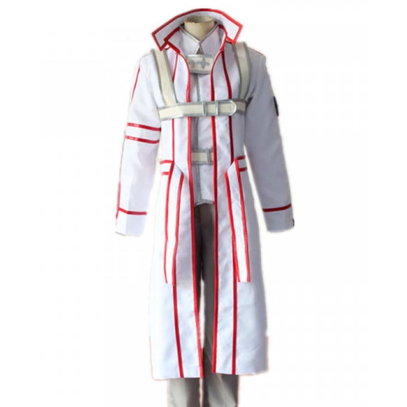 Sword Art Online Kirito White Trench Coat 