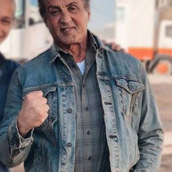 Sylvester Stallone Rambo V Blue Jacket
