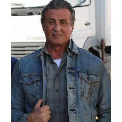 Sylvester Stallone Rambo V Blue Jacket