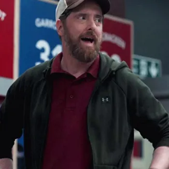 Ted Lasso Coach Beard Green Hoodie