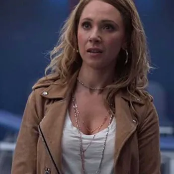Ted Lasso Keeley Brown Leather Jacket