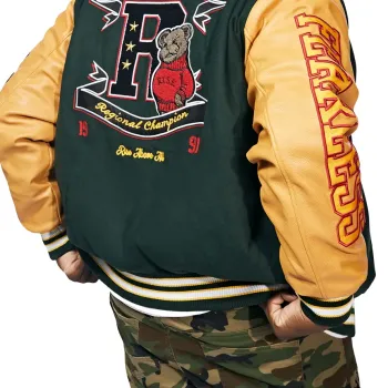 Teddy Big And Tall Letterman Jacket