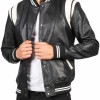 Teddy Varsity Leather Jacket Teddy Varsity Leather Jacket
