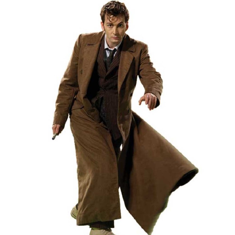 10th Doctor David Tennant Trench Coat 10th Doctor David Tennant Trench Coat