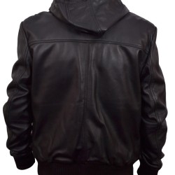 Kyle Reese Terminator 5 Leather Jacket with Hoodie