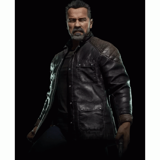 Terminator Mortal Kombat 11 Leather Jacket