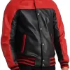 Terry Terrance Leather Varsity Jacket