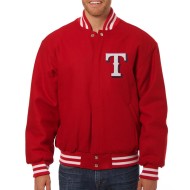 Texas Rangers Red Varsity Jacket